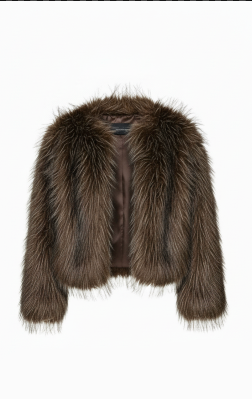 Veste en fausse fourrure